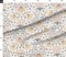 Cottagecore Whimsical Floral Boho Garden Leaves Botanical Farmhouse Wildflowers Nature Rustic Vintage Daisy Thistle Plants Bohemian Cottage Custom Printed Fabric by Spoonflower Various Fabrics by the Yard or Fat Quarter